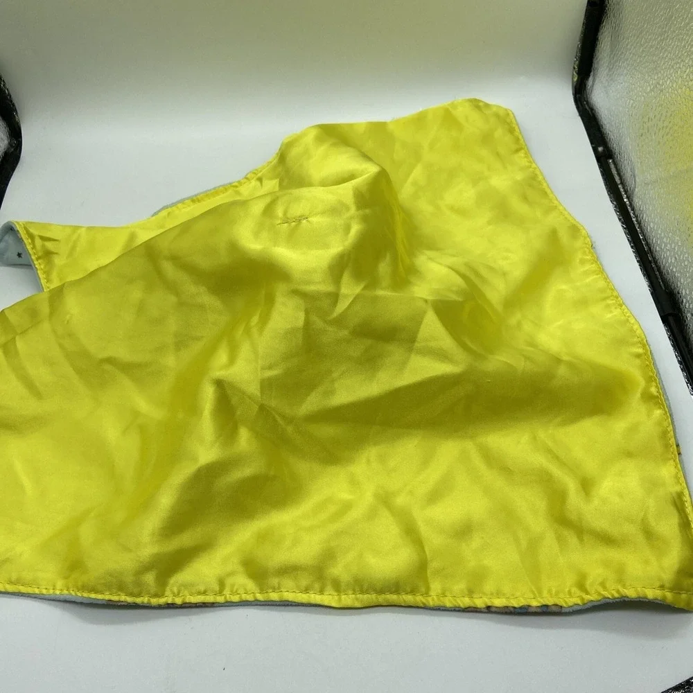 Goodnight‎ Moon Bunny Lovey Security Blanket Blue Yellow Plush Stars Moon Rabbit